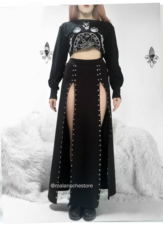 Lace Up Mini Skirt Women Dark Gothic Mesh ALine Punk Style Party Black  Dress  eBay