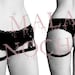 Goth panty, garter belt, goth lingerie, BDSM, Occult, Witch, Dark Panty 