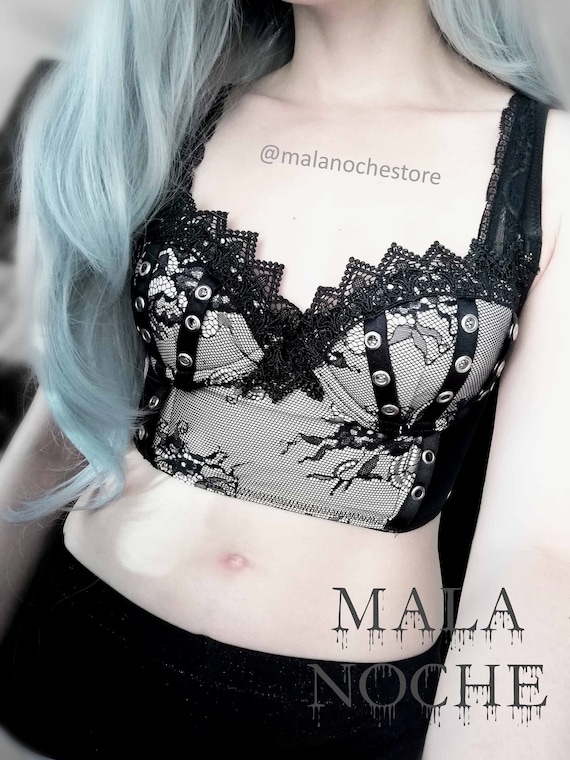 goth bralette