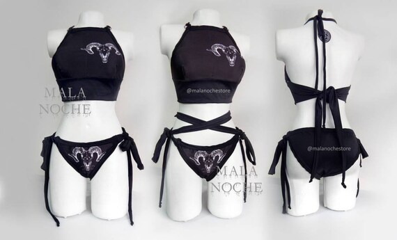 goth bikini