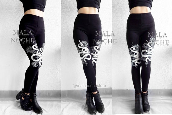 Black Knit Leggings Women/'s Urban Fashion Futuristic Clothing Transparent Black Leggings Goth Clubwear UMMOK See Through Leggings