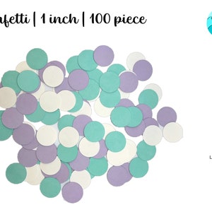 Mermaid Table Confetti | Pastel Party Decorations | Mermaid Party