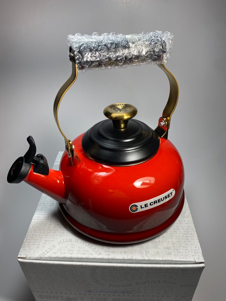 Le Creuset Harry Potter Red Whistling Tea Kettle Pot New in Etsy