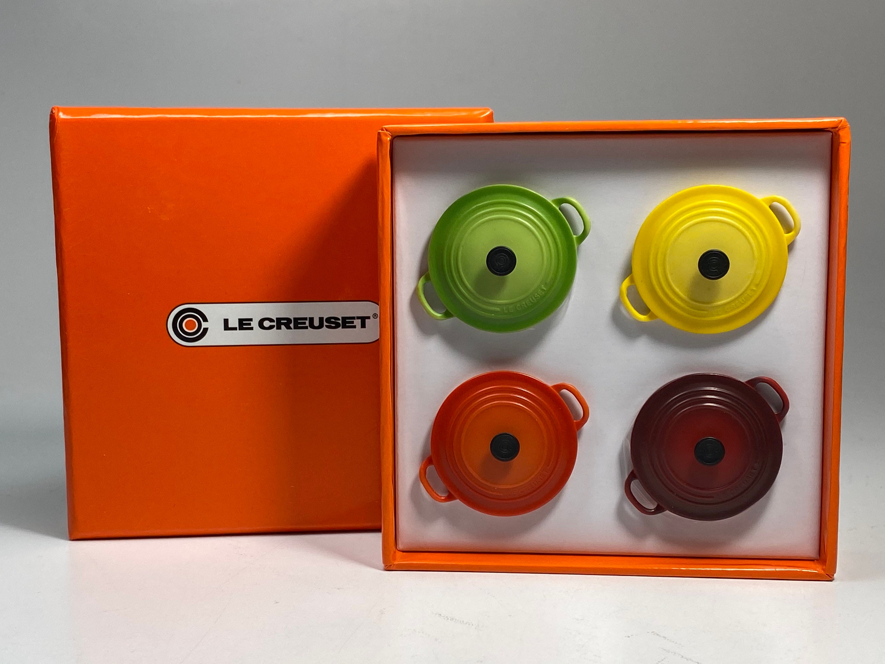 Le Creuset Miniature Dutch Oven Flame Palm/ Kiwi Etsy