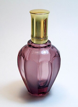 Bouteille Flacon parfum Autriche Collection verre dépoli violet