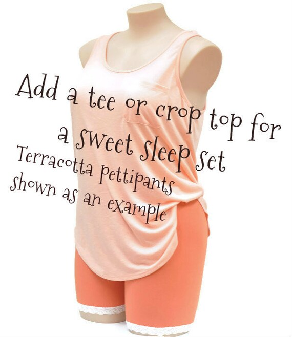 black modesty shorts