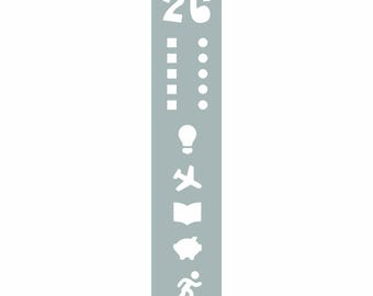 2026 Tore - Lesezeichen Journal Schablone