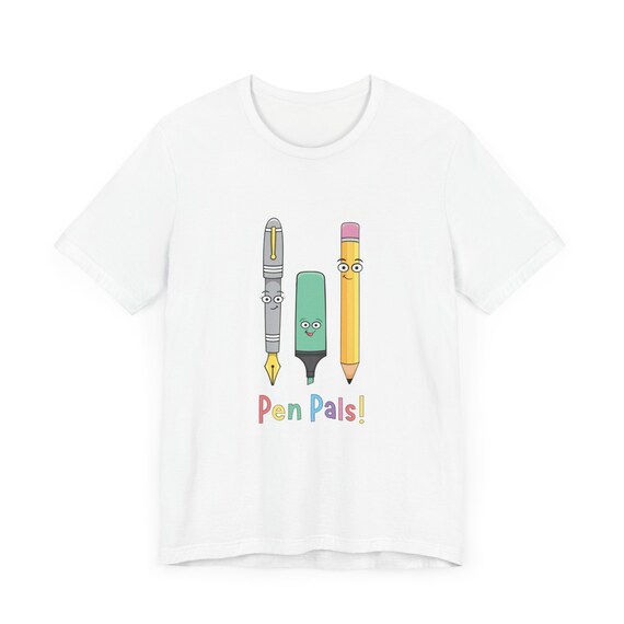 Pen Pals - Unisex Jersey Short Sleeve Tee - Etsy