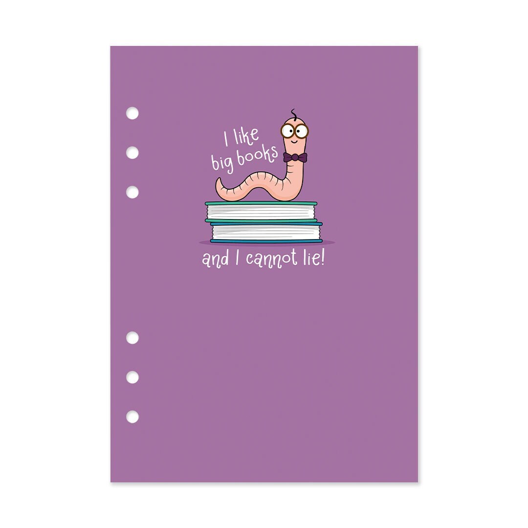 A5 Planner Dashboard With Corner Pocket 'I Like Big Books and I Cannot