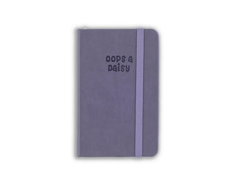 A6 Lavender Purple Luxury Pocket Dotted Notebook - Dot Grid Journal