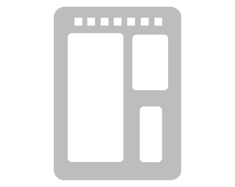 Vertical Week - Pocket Journal Stencil