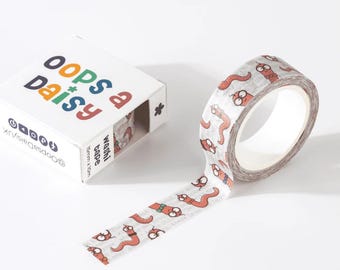 Ruban adhésif en Washi Mark The Bookworm