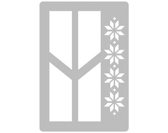 Semana Hygge - Molde de Diário Super Fácil - A5 - Modelo de Molde para Layout de Página Inteira