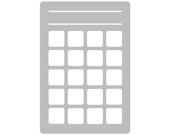 Cajas mensuales - Plantilla de diario súper fácil - A5 - Plantilla de diseño de página completa