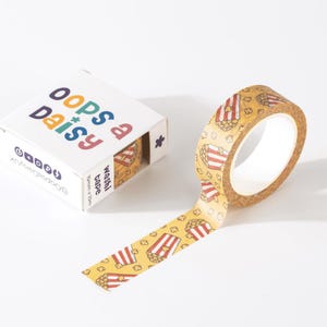 Taśma washi popcorn