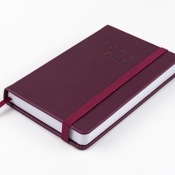 Pocket (A6) Plum Red - the Essential Journal - 5mm Dot Grid - Etsy