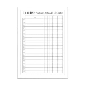 Lista de tareas rodante - Hoja de pegatinas súper fácil (A5)