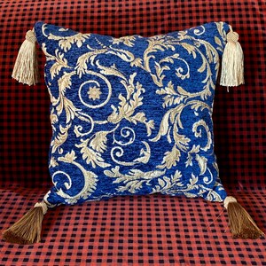 Decorative Chic Throw Pillow with Insert Veralis &quot;Persian Dream&quot;14x14&quot;