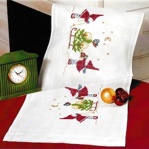 Table Runner Kit for Cross Stitch Embroidery Duftin &quot;Christmas Eve&quot; 1240R