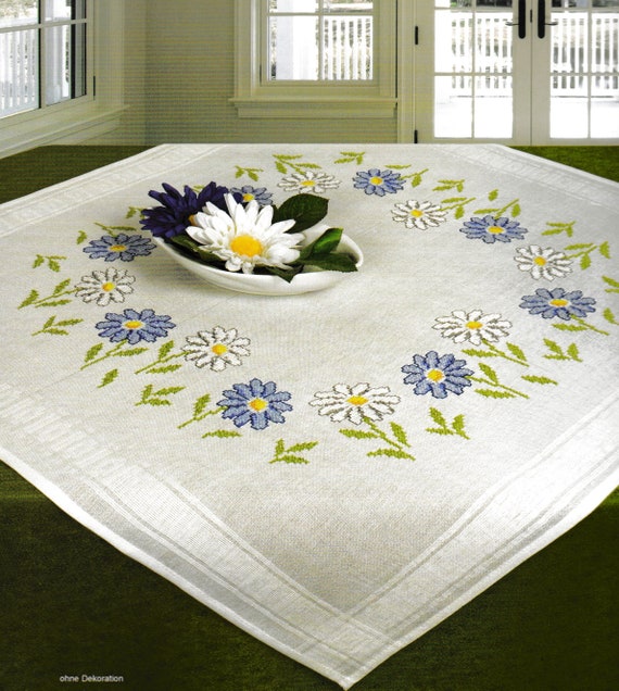Buy Chamomile Tablecloth Kit for Cross Stitch Embroidery