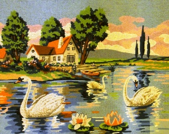 ニードルポイントタペストリー ゴブラン刺繍キット ゴブランL プリント