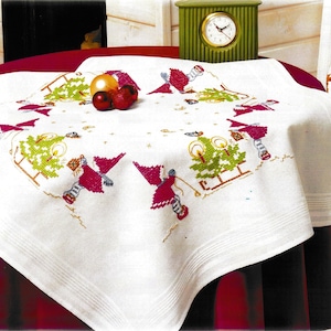Tablecloth Kit for Cross Stitch Embroidery Duftin &quot;Christmas Eve&quot; 1240