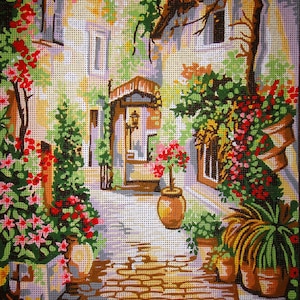 Morning Italy I bedrukt canvas voor borduurwerk Gobelin l 14812