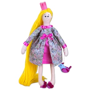Kit for sewing Miadolla Collectible Doll Make Your Toy "Girl with a Bird" D-0123