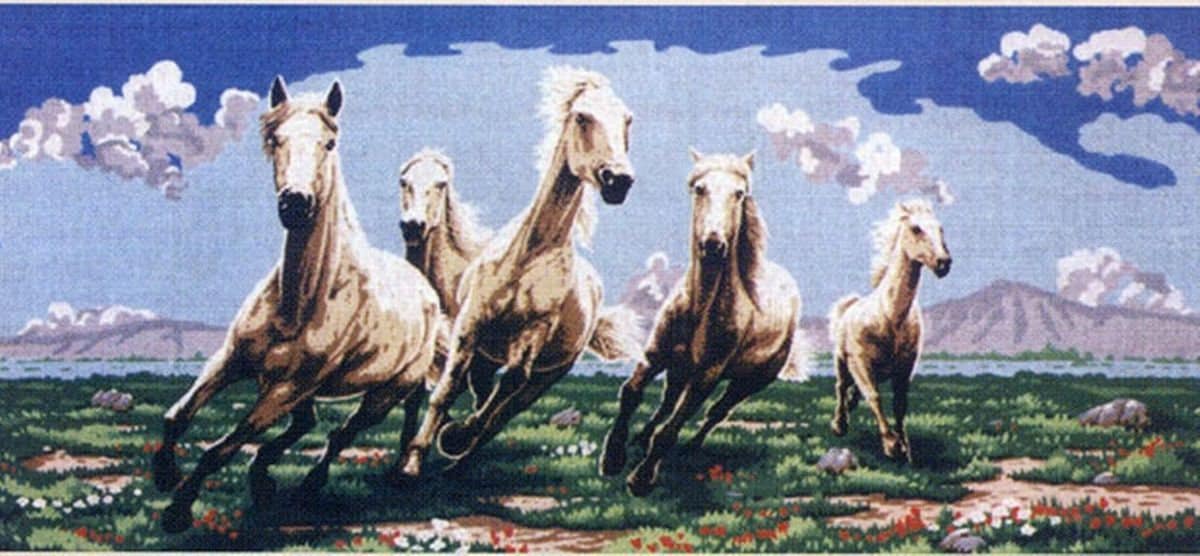 Needlepoint Tapestry Gobelin Embroidery Kit Gobelinl With Printed