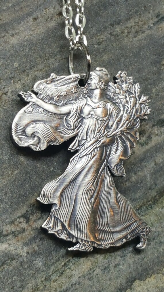 Lady liberty pendant outlet