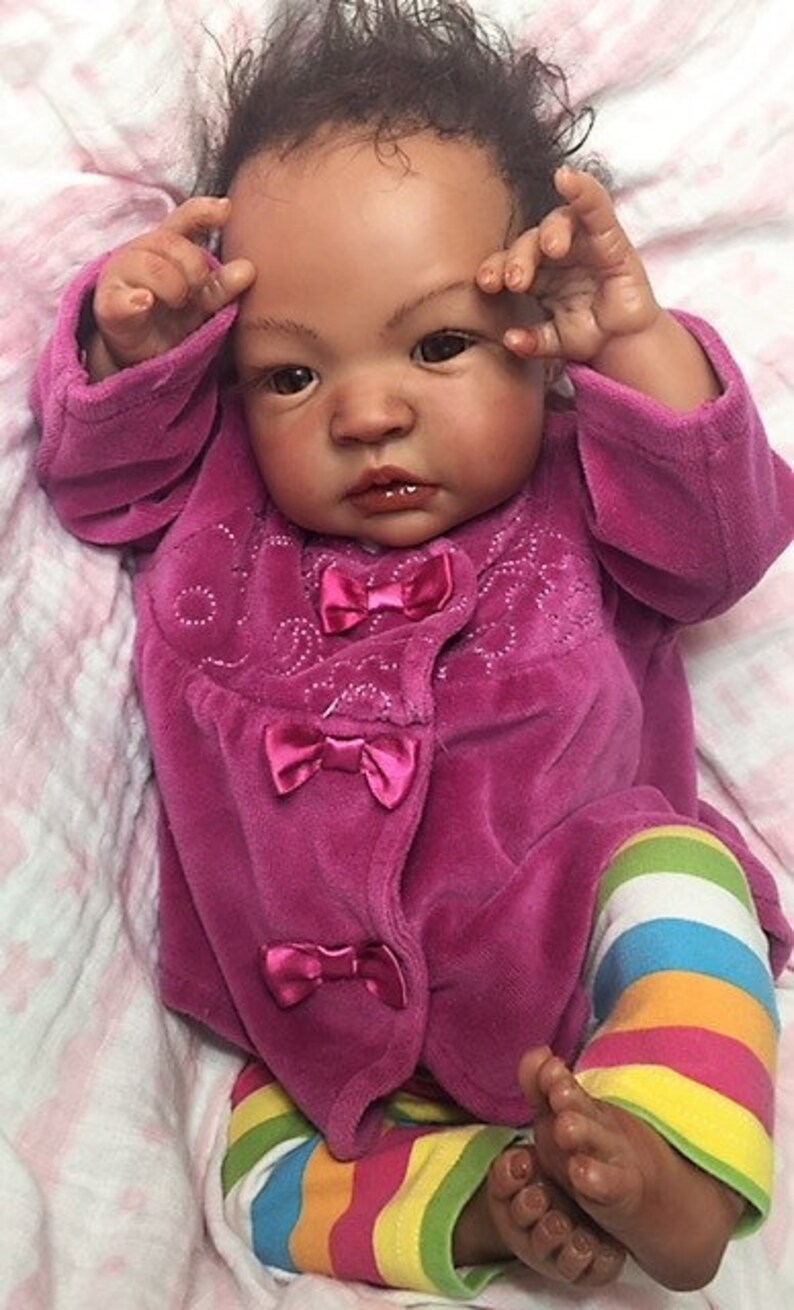 Light Skinned Biracial Reborn Baby Girl Jackie by Etsy