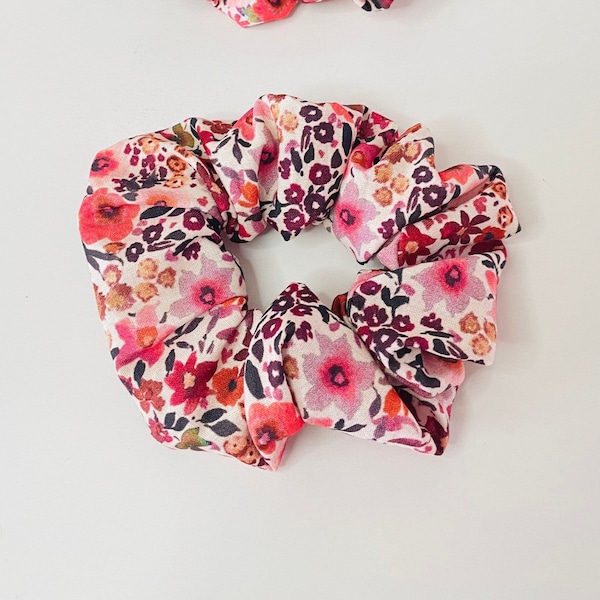 Chouchou, scrunchie en coton attache les cheveux, accessoires poignet Liberty