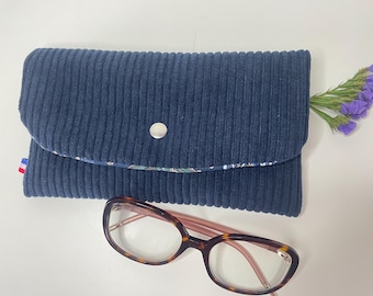 Corduroy glasses case