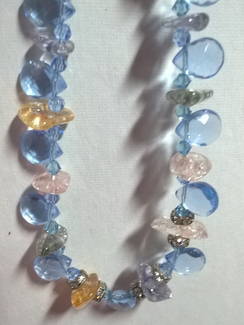 Crystal Necklace and Earrings