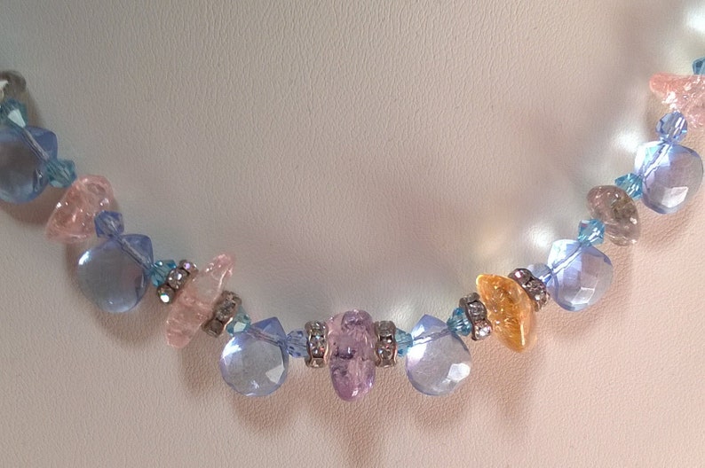 Crystal Necklace and Earrings