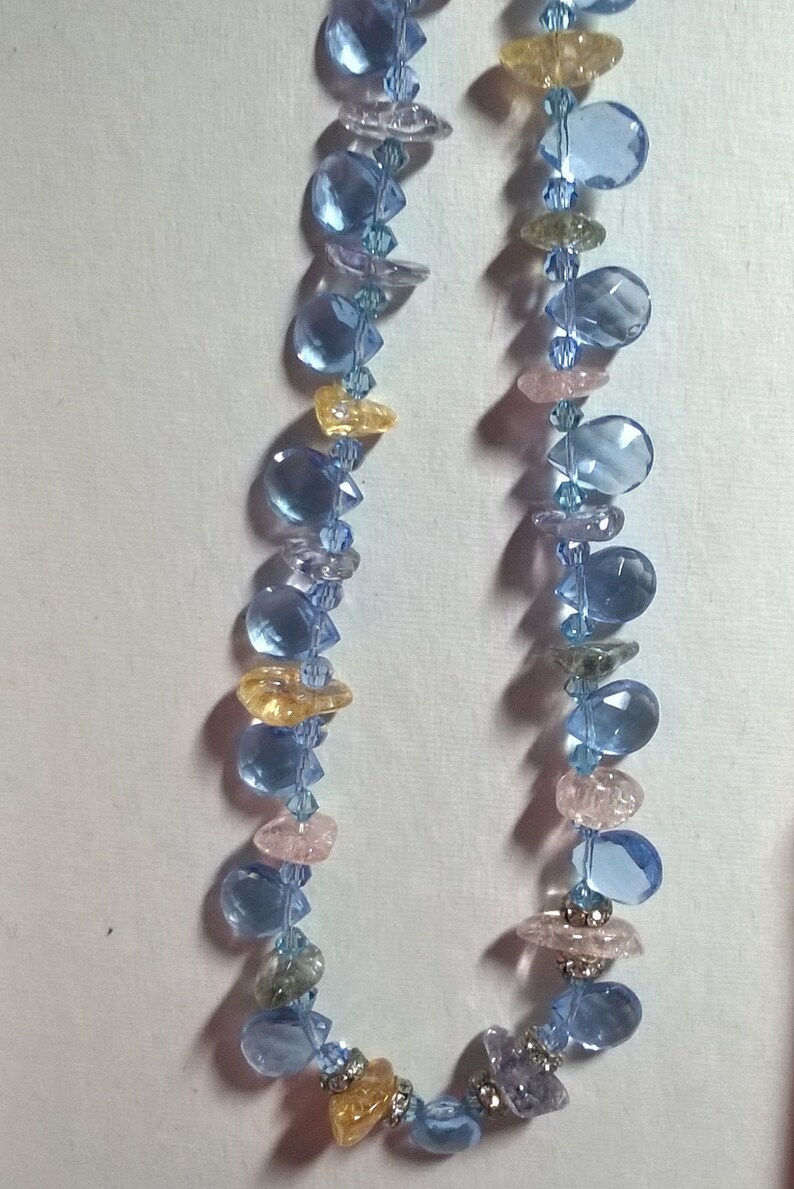 Crystal Necklace and Earrings
