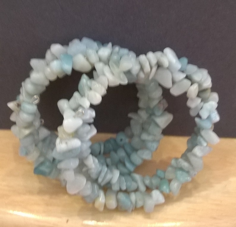 Earrings and Bracelet Amazonite Necklace