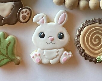 Bunny Cookie Cutter, Woodland Animal Cookie Cutters