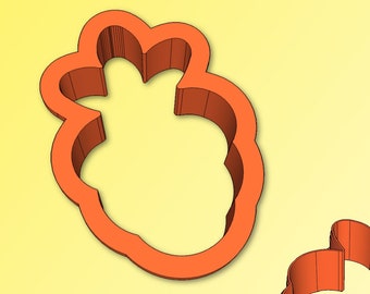 Carrot Cookie Cutter: Food Safe PLA Plastic, Easter Baking