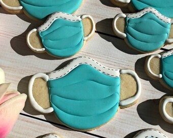Face Mask Cookie Cutter, Medical Cookie Cutter