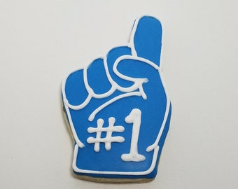 Fan Hand Cookie Cutter, Baseball Cookie Cutters