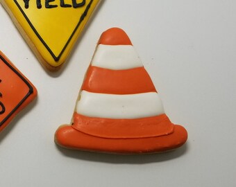Construction Cone Cookie Cutter: Food-Safe PLA Plastic