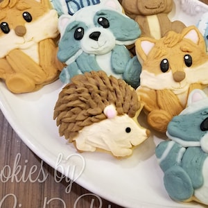 Hedgehog Cookie Cutter, Woodland Animals Cookie Cutters