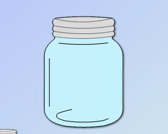 Mason Jar #2 Cookie Cutter