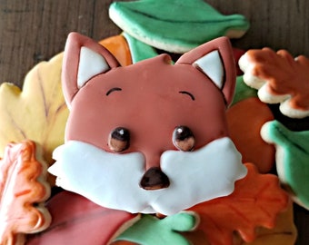 Fox Head Cookie Cutter, Woodland Animals Cookie Cutters