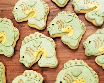 Bass Cookie Cutter: Fish Shaped PLA Plastic Cutter