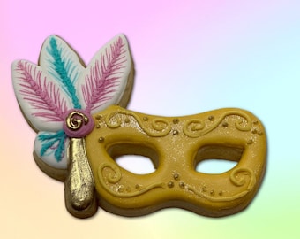 mardi gras mask cookie cutter