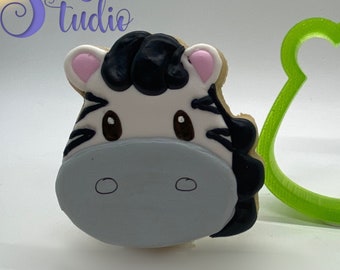 Zebra Head Cookie Cutter: Safari Jungle Animal