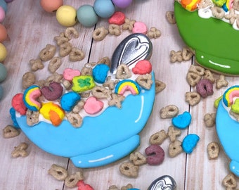 Cortador de galletas con forma de tazón de cereales