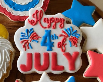 Feliz 4 de julio Cortador de galletas